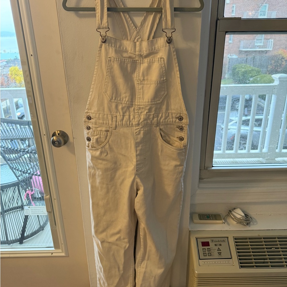 We The Free Cream Overalls
